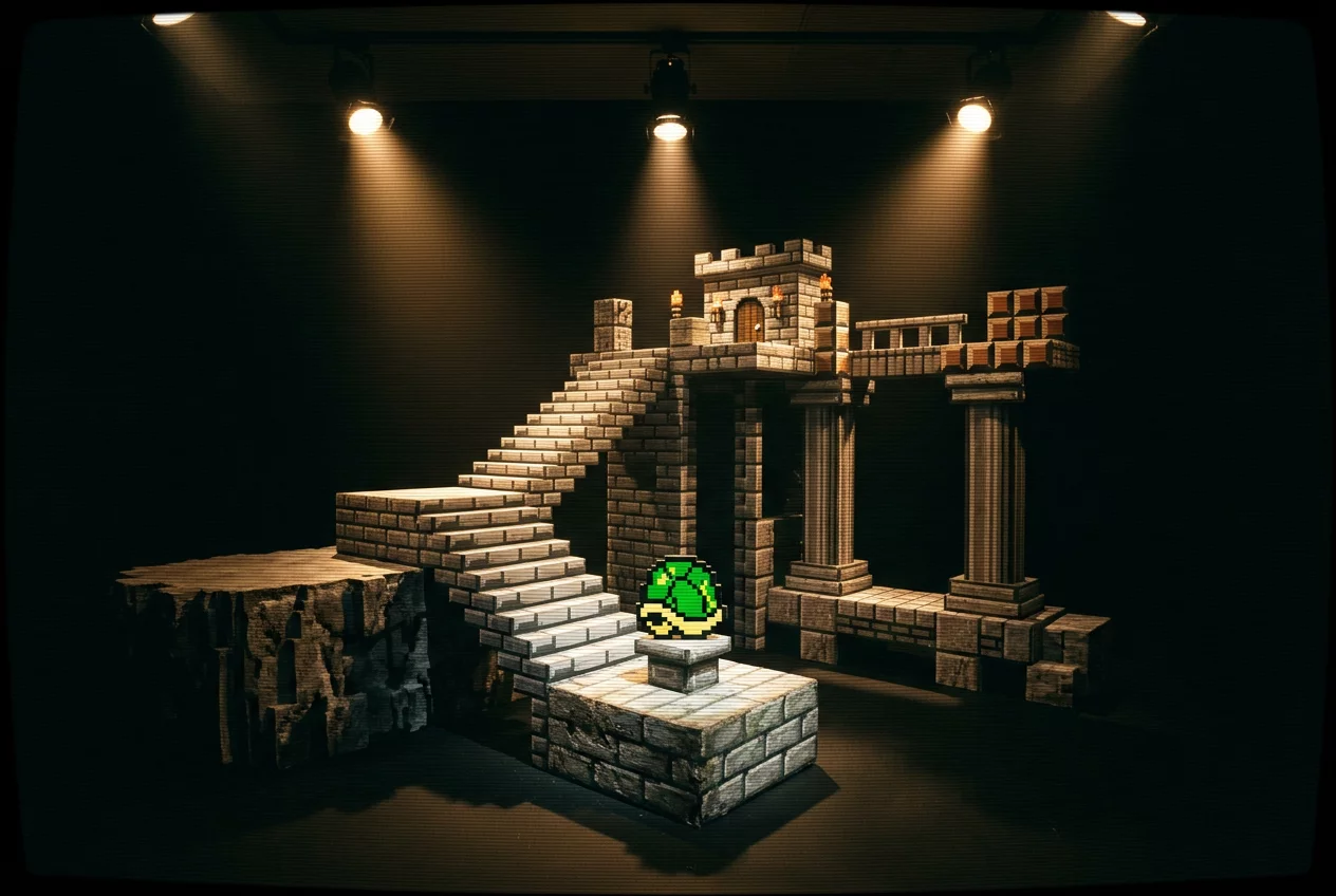 World 3-1 Staircase
